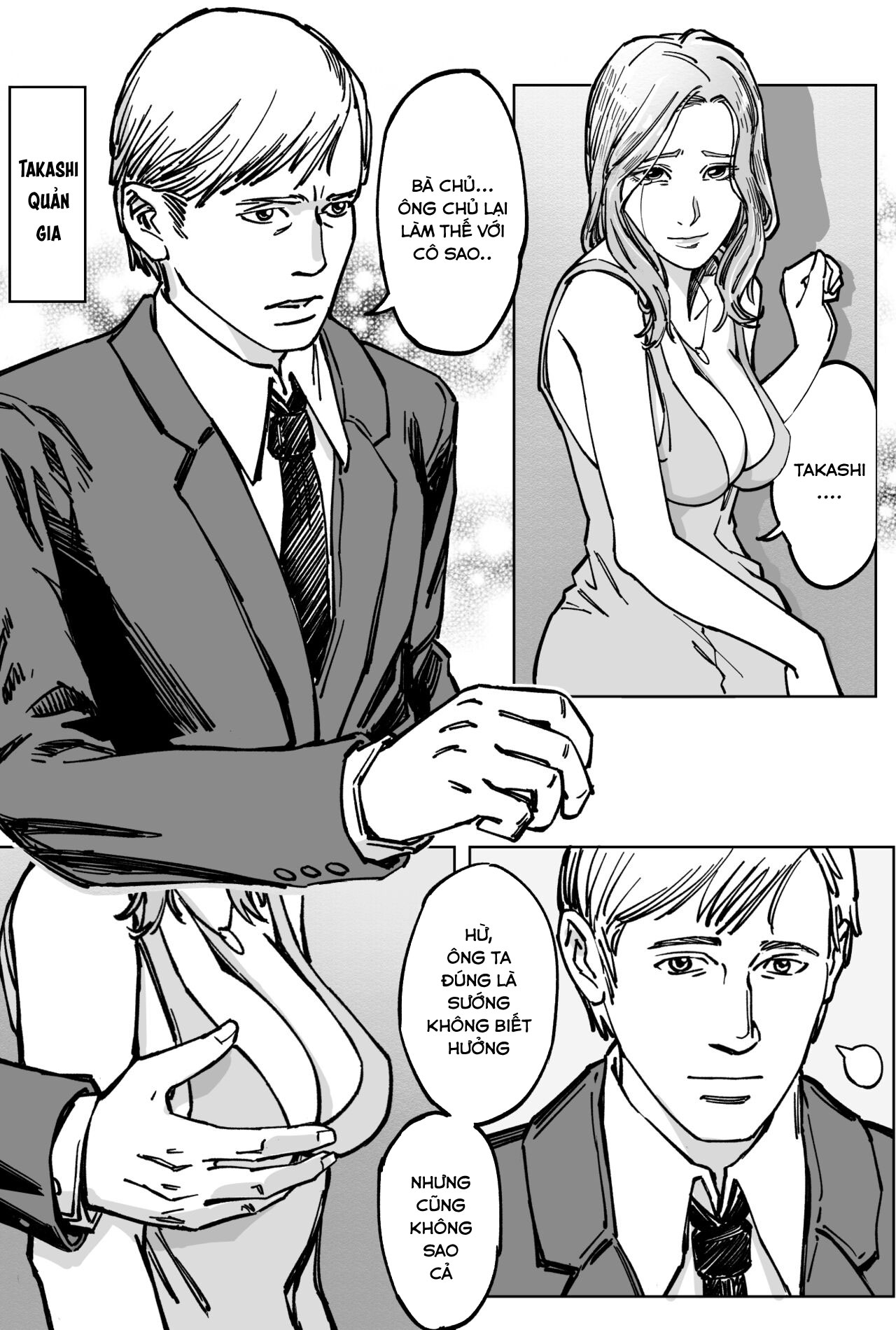 Đọc truyện hentai Gia đình giàu có sống sót - Chap 1