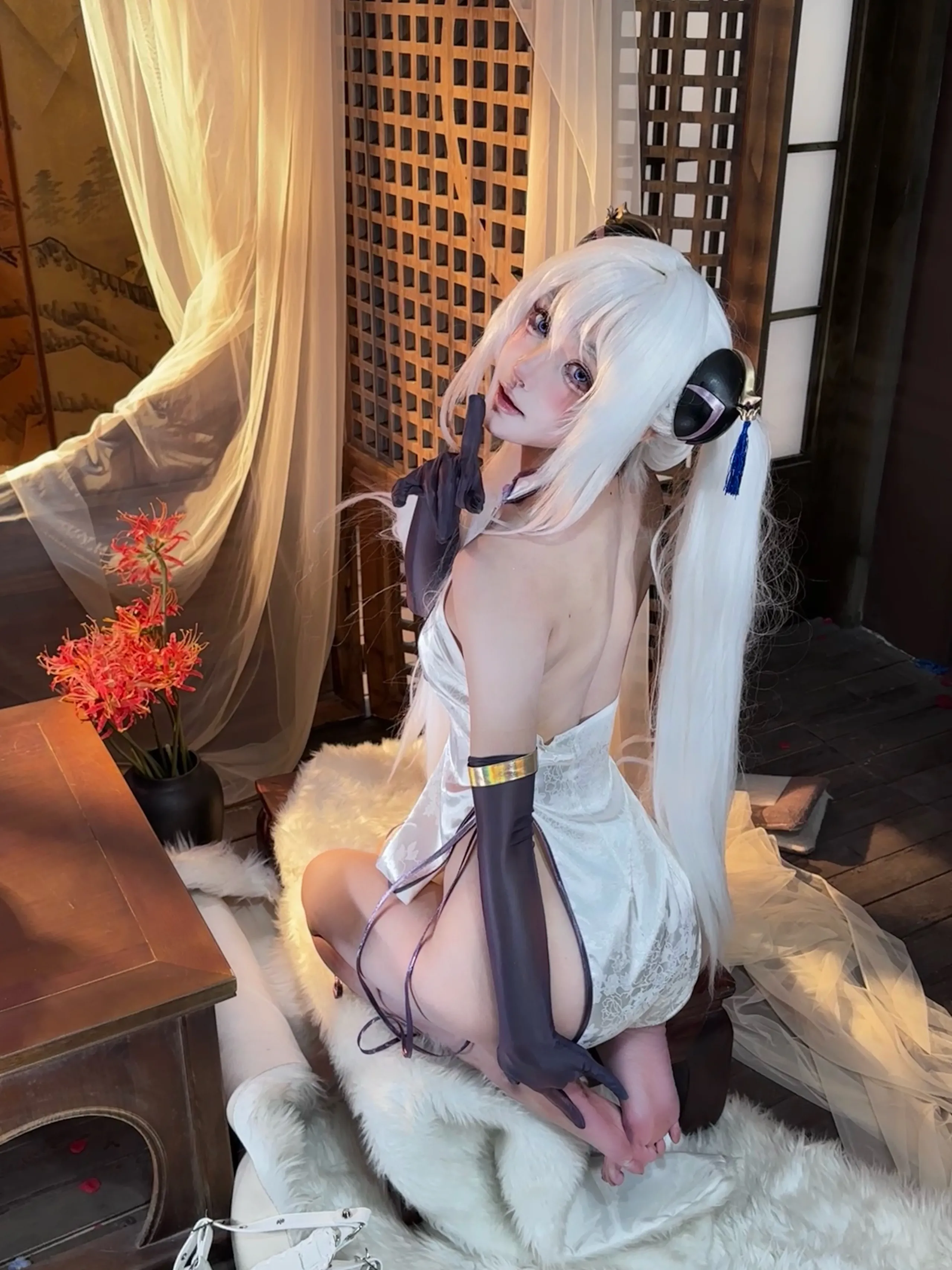 Đọc truyện hentai Tuyển tập Albums siêu phẩm Cosplay - Chap 967 - A Bao is also a bunny girl. Azur Lane. Qi Ershazhi