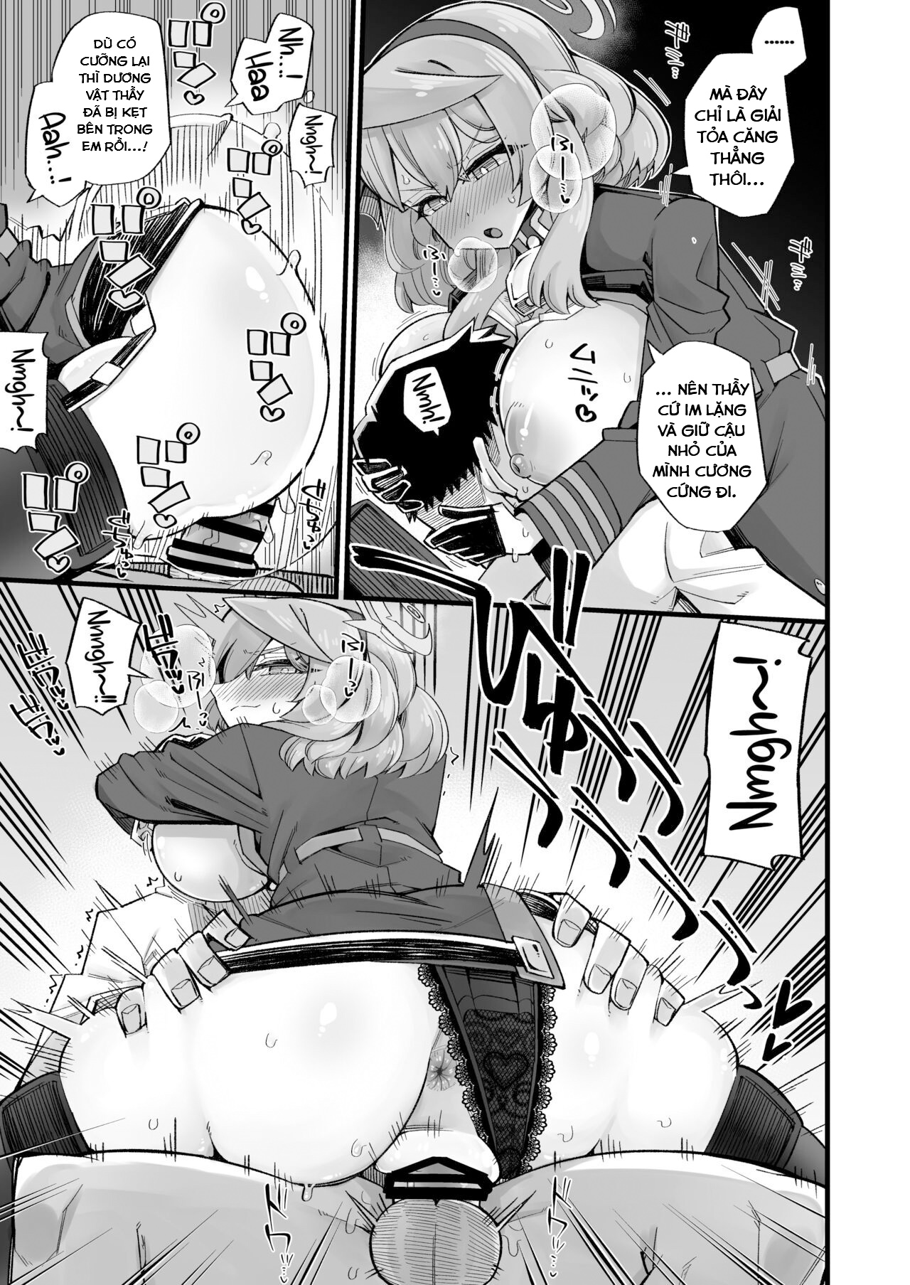 Đọc truyện hentai Ako giải tỏa căng thẳng Blue Archive - Oneshot