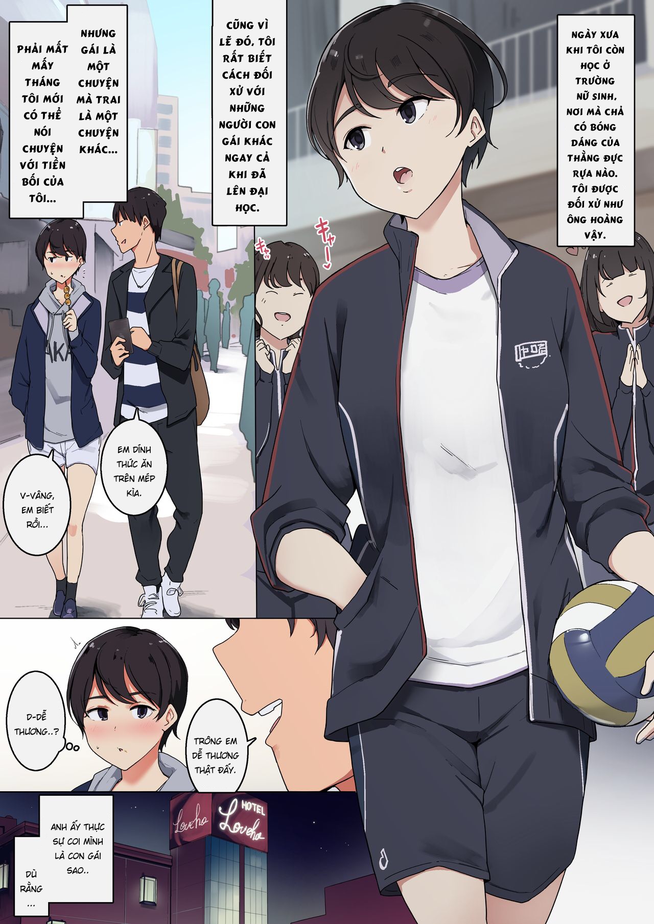 Đọc truyện hentai Moto Joshikou no Boyish Joshi ga Shingaky Ato Sugu ni Otoko o - Oneshot