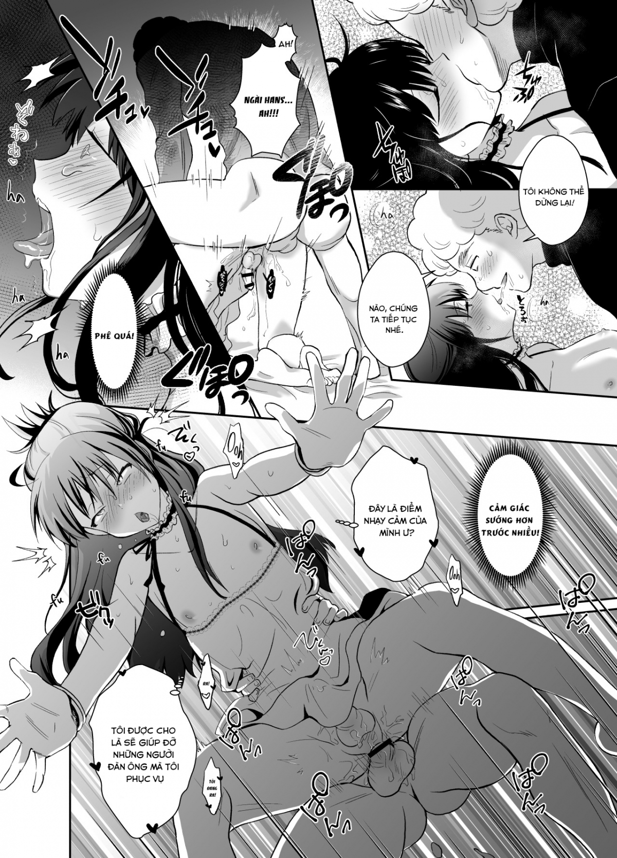 Đọc truyện hentai Kawaisou na Ouji-sama wa Warui Mahou de Oshiro no Mesu Benki ni Sarete Shimaimashita - Chap 1
