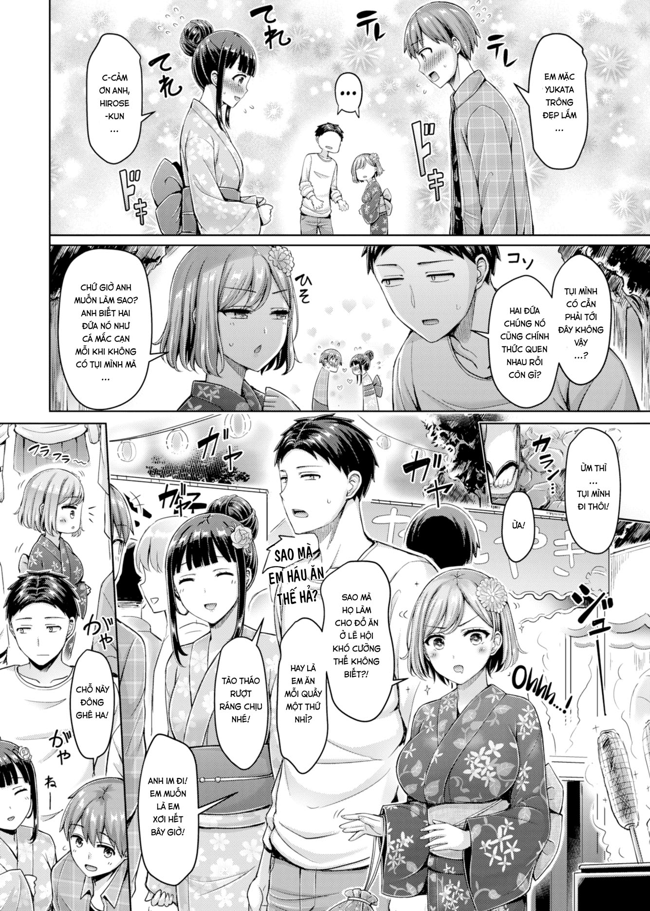 Đọc truyện hentai Cô Nàng Xinh Xắn và Anh Chàng May Mắn! - Oneshot