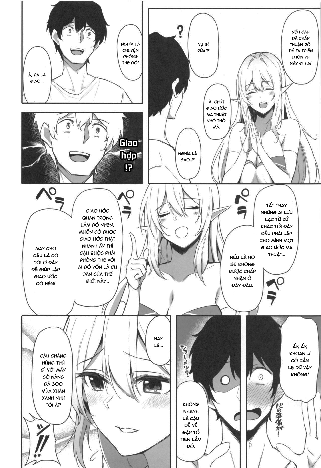 Đọc truyện hentai Isekai Shoukan - Elf na Onee-san wa Suki desu ka? - C - 1