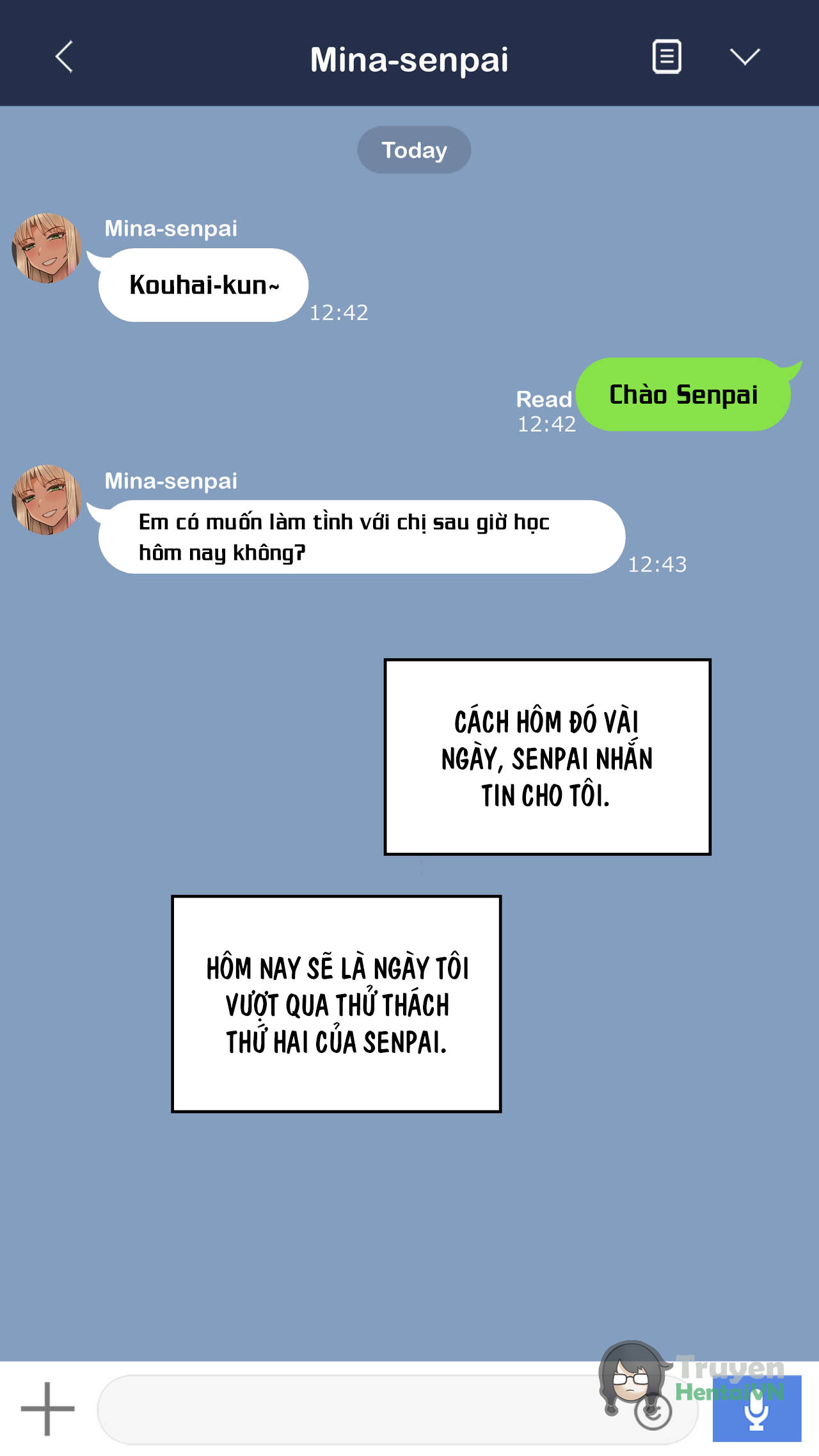 Đọc truyện hentai Mina Senpai - Oneshot