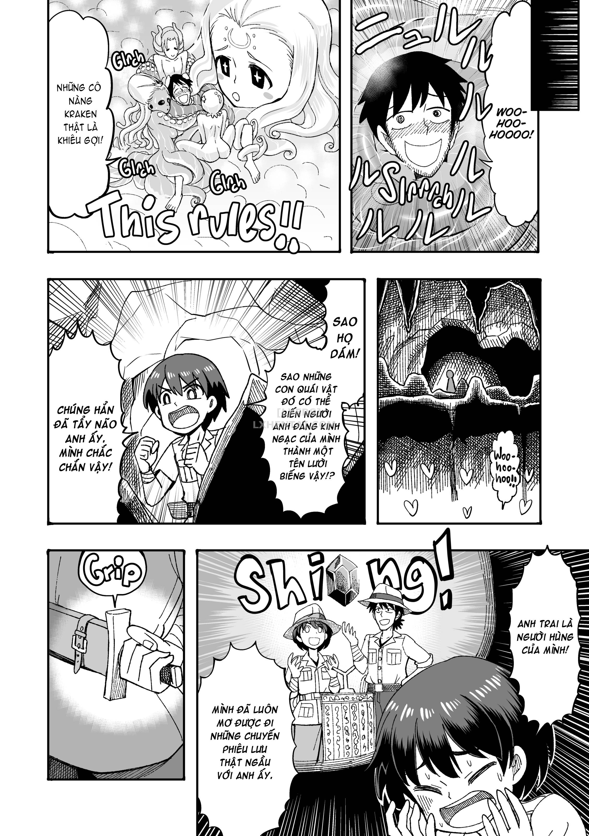 Đọc truyện hentai Monster Girls With a Need for Seed - Chap 13 - The Story of How I Got Wet and Wild with an Octogirl