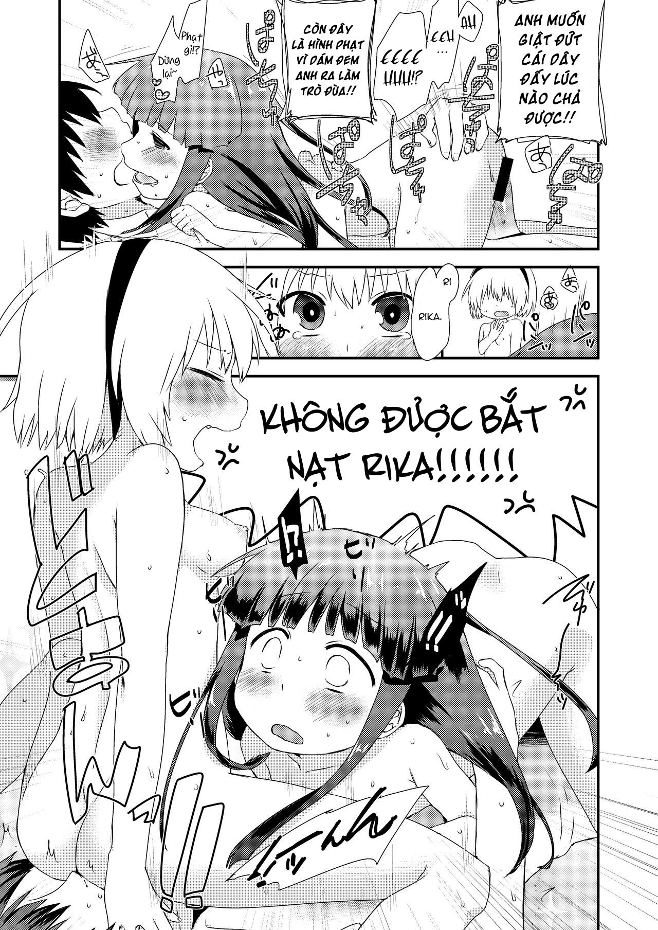 Đọc truyện hentai Rika-chan to Satoko ga Keiichi o Osou Hon - Oneshot