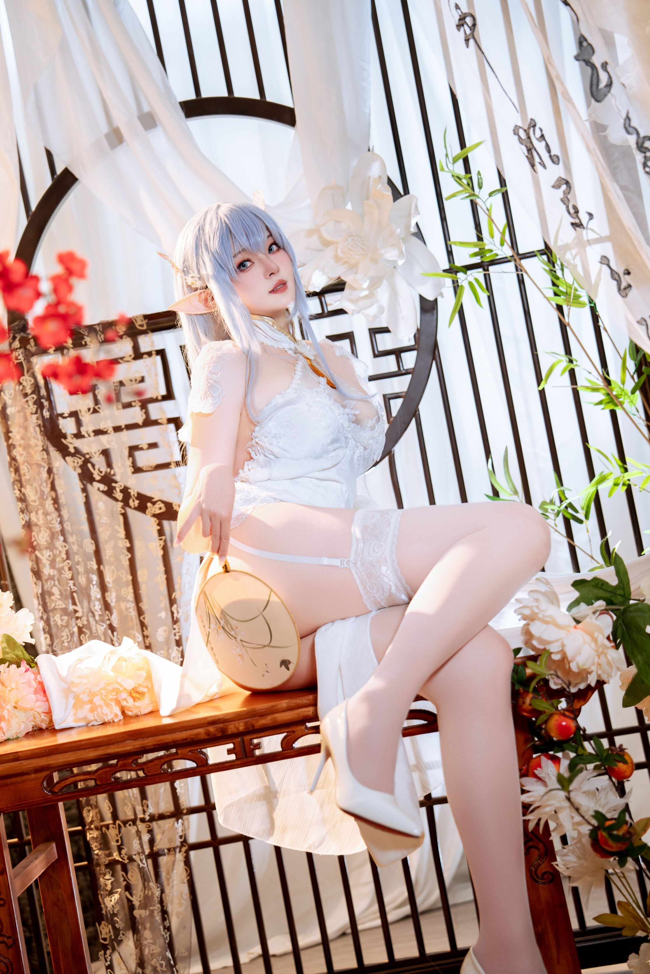 Đọc truyện hentai Tuyển tập Albums siêu phẩm Cosplay - Chap 978 - Natsuko - Azur Lane Albion Cheongsam