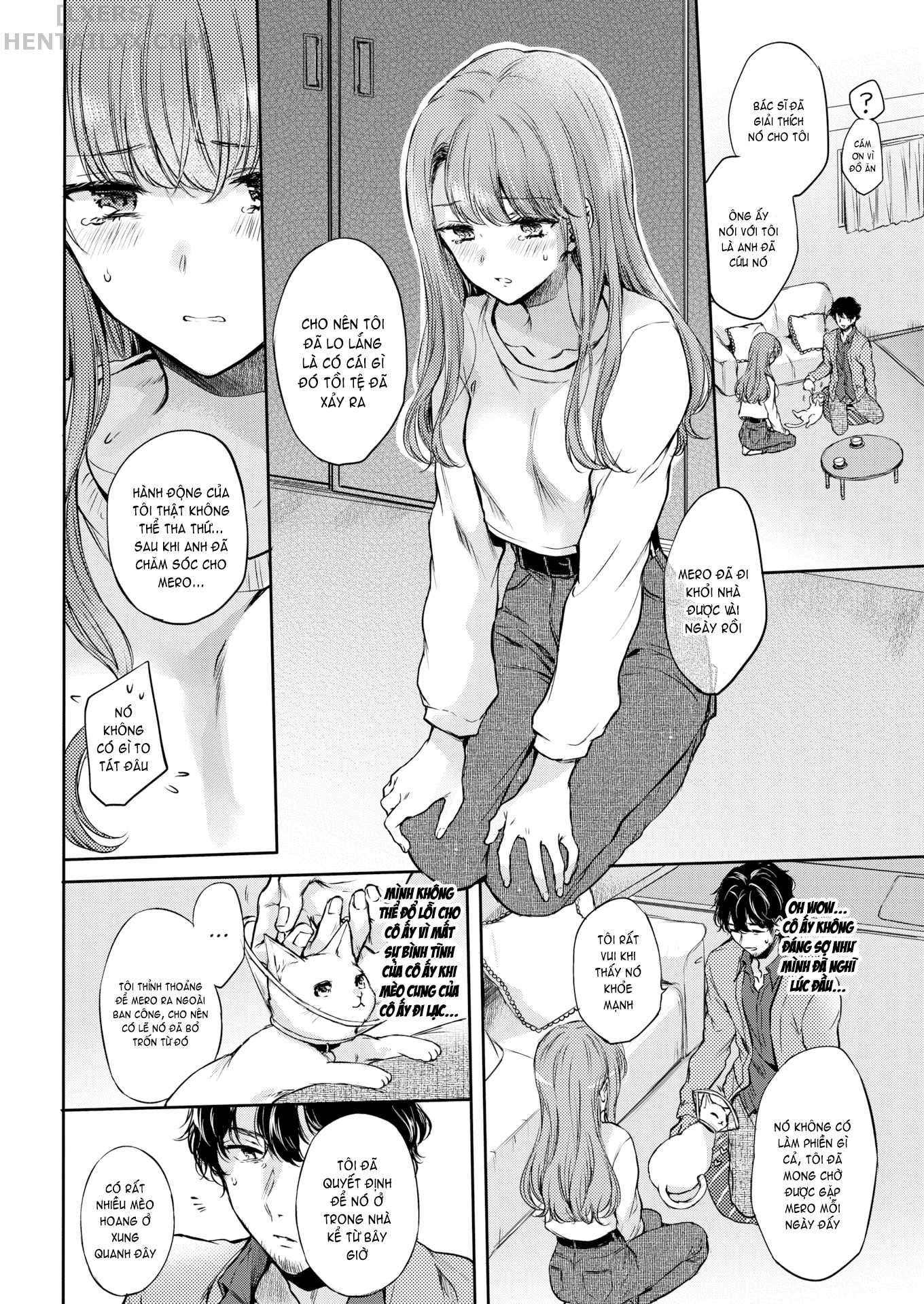 Đọc truyện hentai Kitty Petting Love - Oneshot