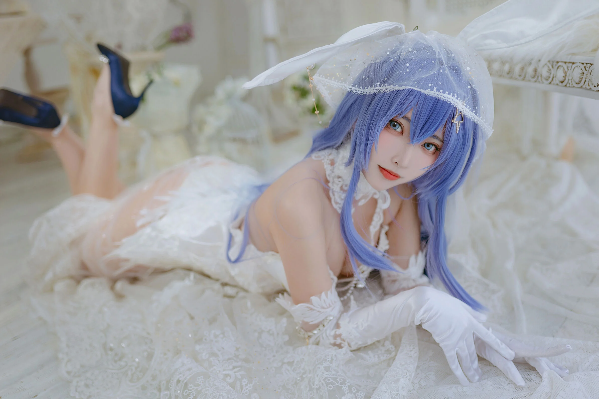 Đọc truyện hentai Tuyển tập Albums siêu phẩm Cosplay - Chap 515 - Sakura Miyamoto Flower Garden Bride