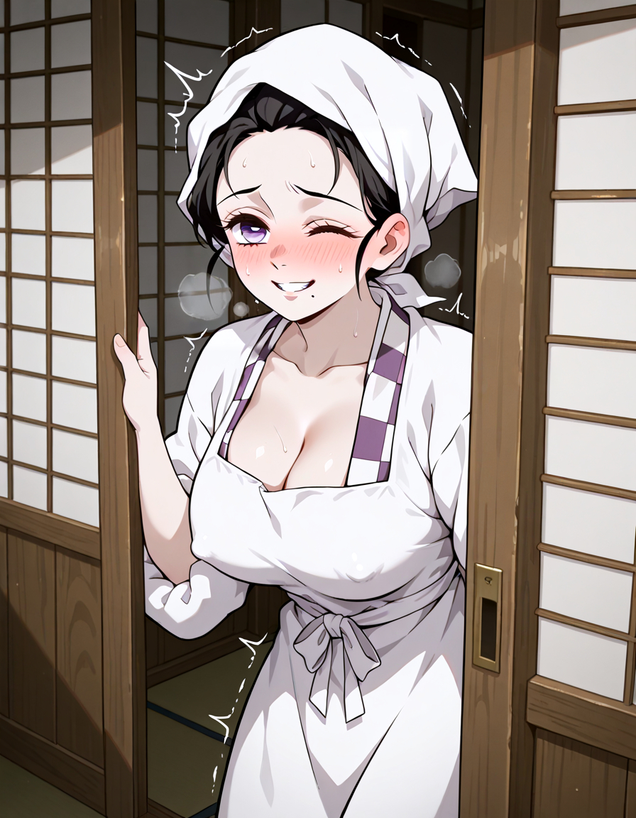 Đọc truyện hentai Tuyển tập Albums Art hentai - Chap 636 - [Demon Slayer] Kamado Aoi / When my family is away
