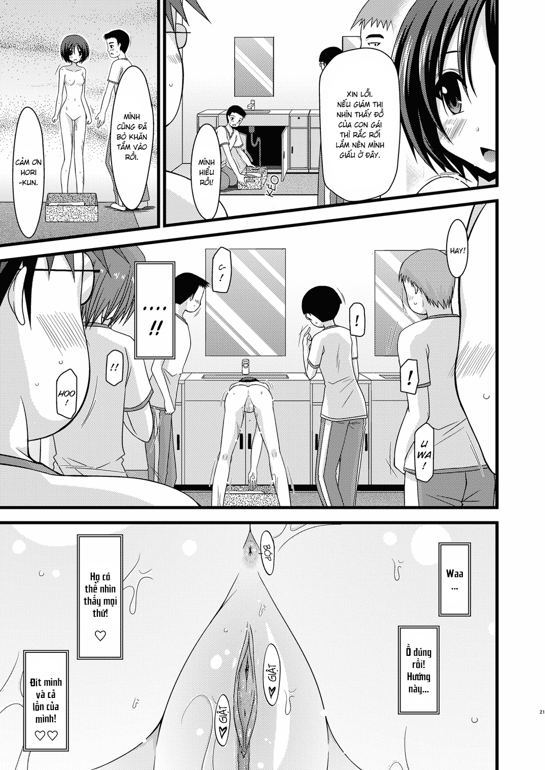 Đọc truyện hentai Cô gái thích khoả thân - Chap 4