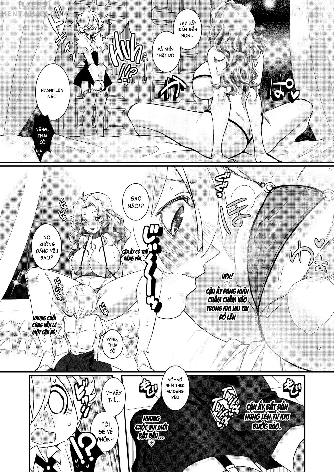 Đọc truyện hentai Cách thư giãn của Cô chủ - Oneshot