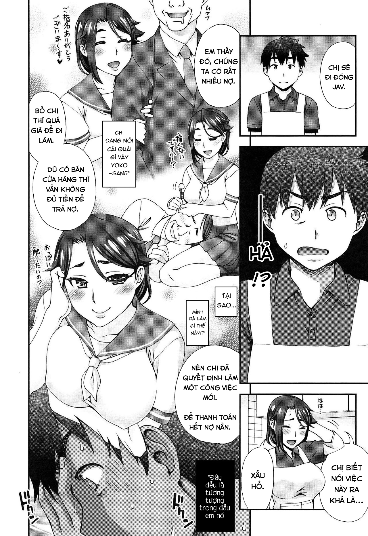 Đọc truyện hentai Kanojo ga Omise o Tatamu Wake - Oneshot