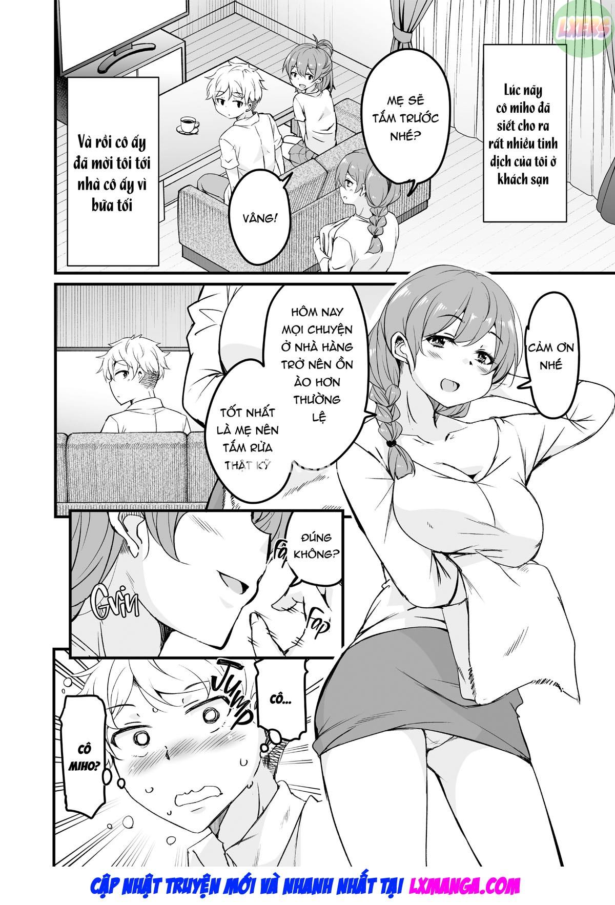 Đọc truyện hentai Người phụ nữ đã có chồng quản lý cửa hàng ~Tôi sẽ mượn bạn trai của con gái tôi~ - Chap 2