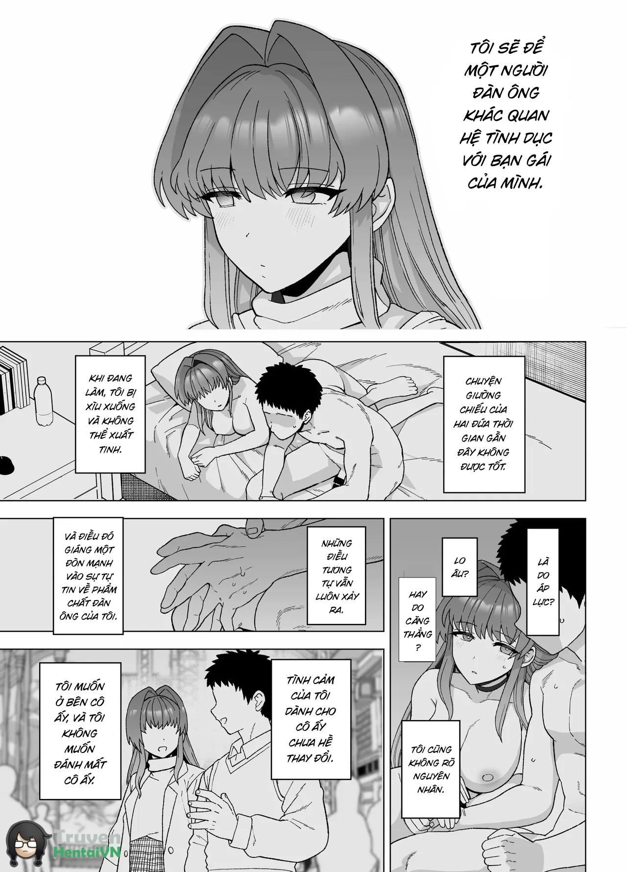 Đọc truyện hentai Netorase Trial Boku no Tame ni Neru Kanojo - Oneshot