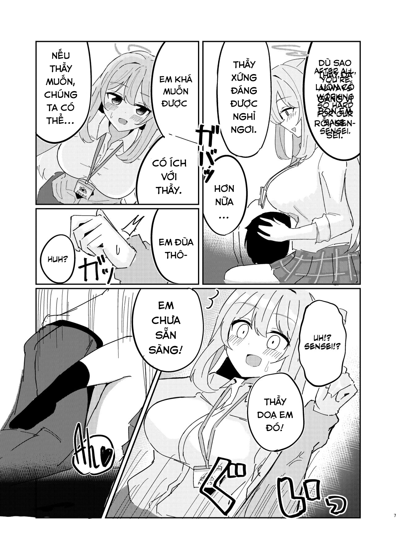 Đọc truyện hentai Sự thoái hóa của Lực lượng đặc nhiệm tịch thu tài sản Blue Archive - Oneshot