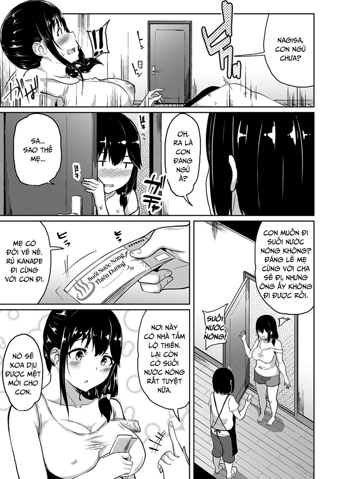 Đọc truyện hentai Tôi ấn nhầm huyệt làm em ấy cứng ngắc!? Bị mát xa ngược lại bằng cặc em ấy! - Chap 7 - Chuyến du lịch suối nước nóng (1)