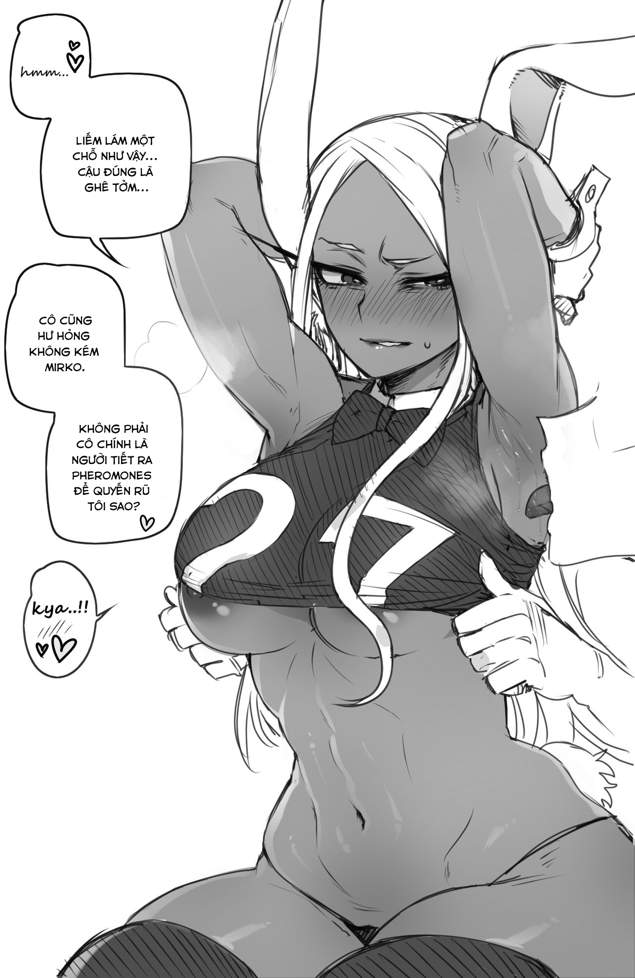 Đọc truyện hentai MY HERO HAREM - Chap 1 - Mirko Individual Compatibility