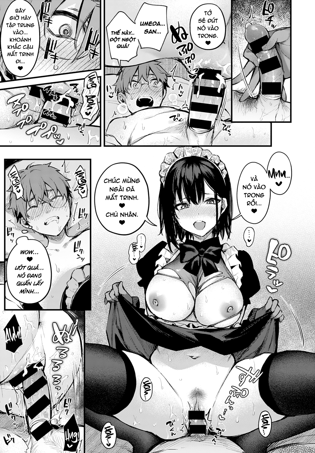 Đọc truyện hentai Boku wa Umeda-san ni Sakaraenai - Oneshot