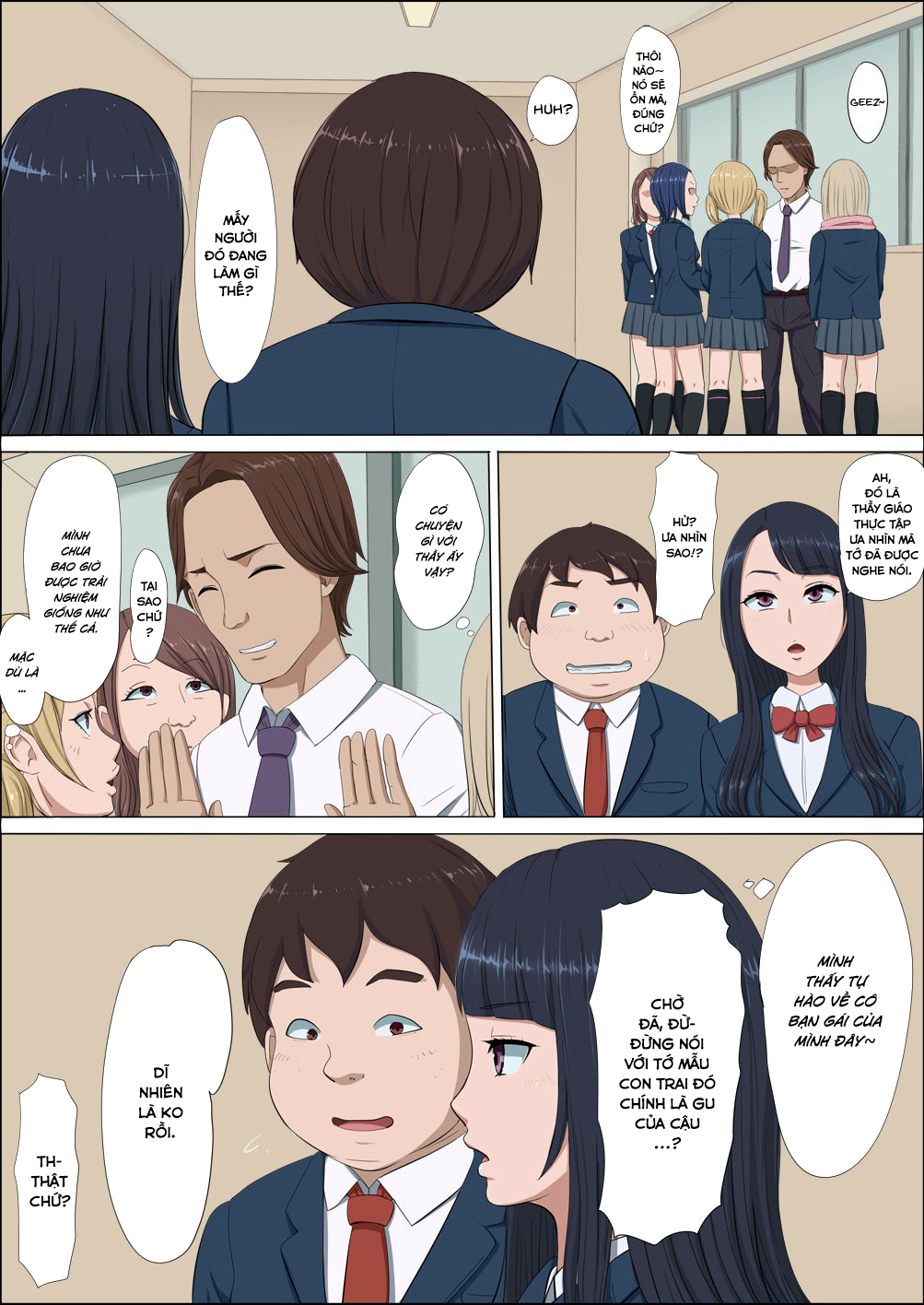 Đọc truyện hentai NETORI nhỏ bạn gái của thằng học sinh béo ú - Chap 1: Con mồi ngon