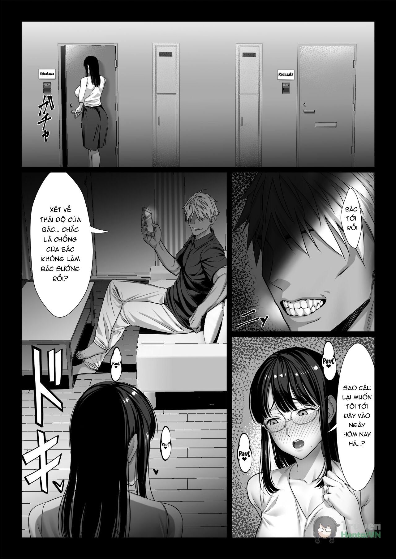 Đọc truyện hentai Jimi na Hitozuma ga Toshishita Chinpo de Maso Ochi suru Hanashi - Oneshot