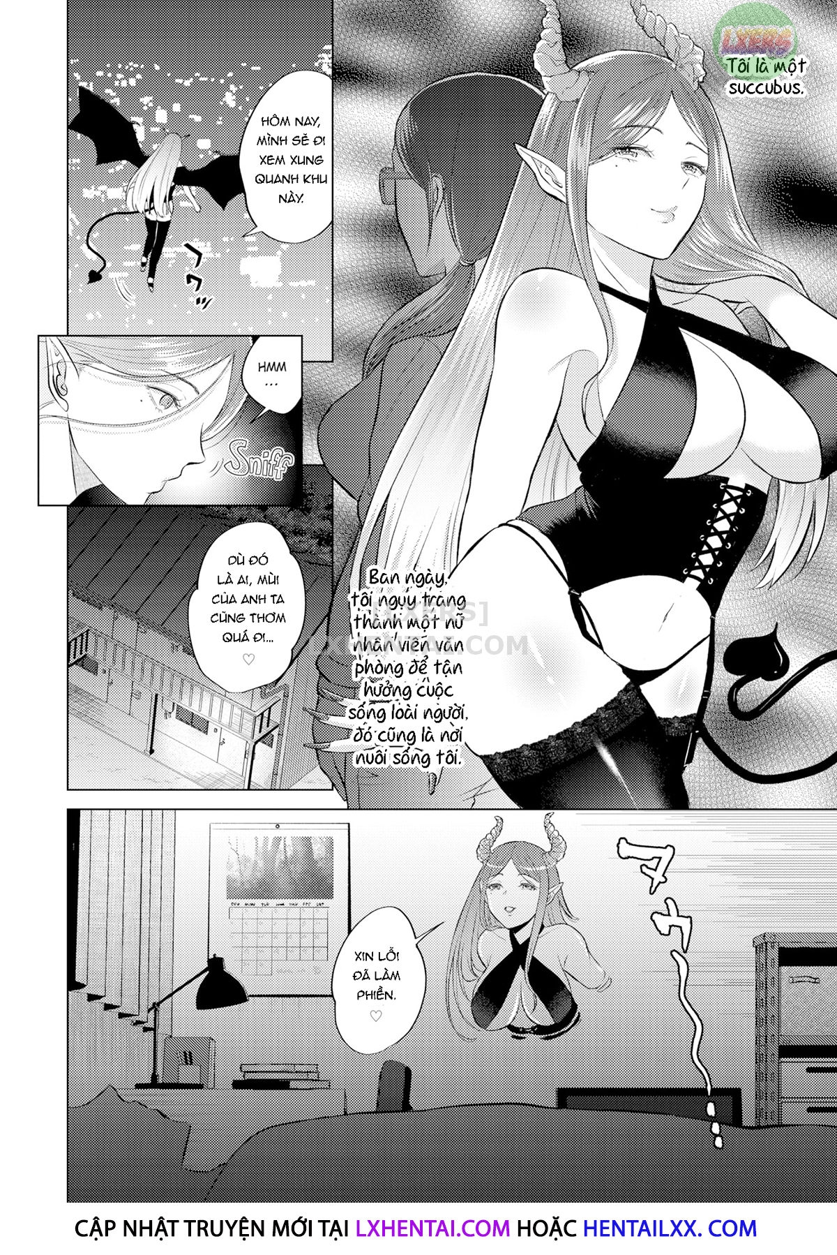Đọc truyện hentai Giấc mơ của Succubus - Oneshot