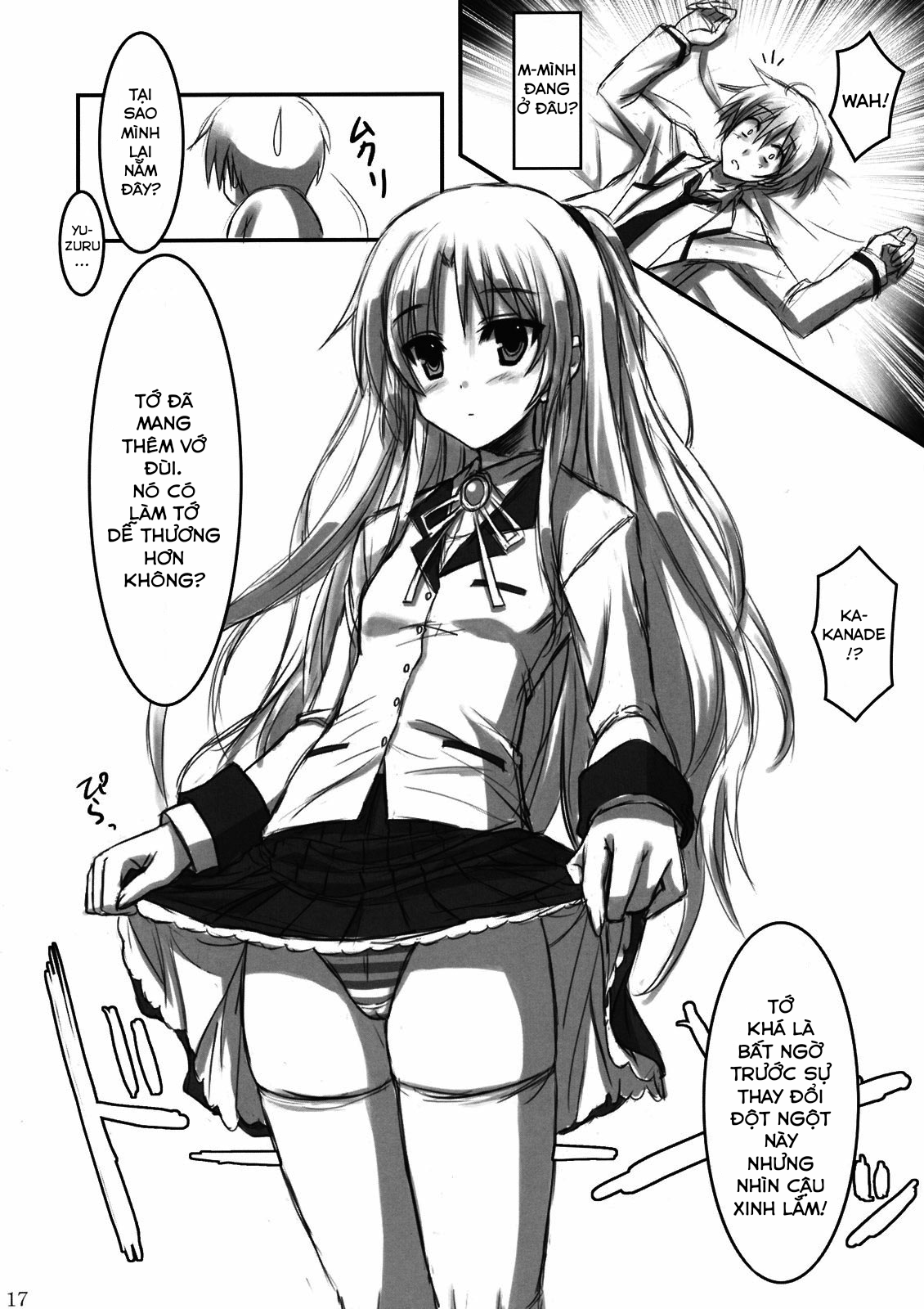 Đọc truyện hentai Angel Kneeso! (Angel Beats) - Oneshot