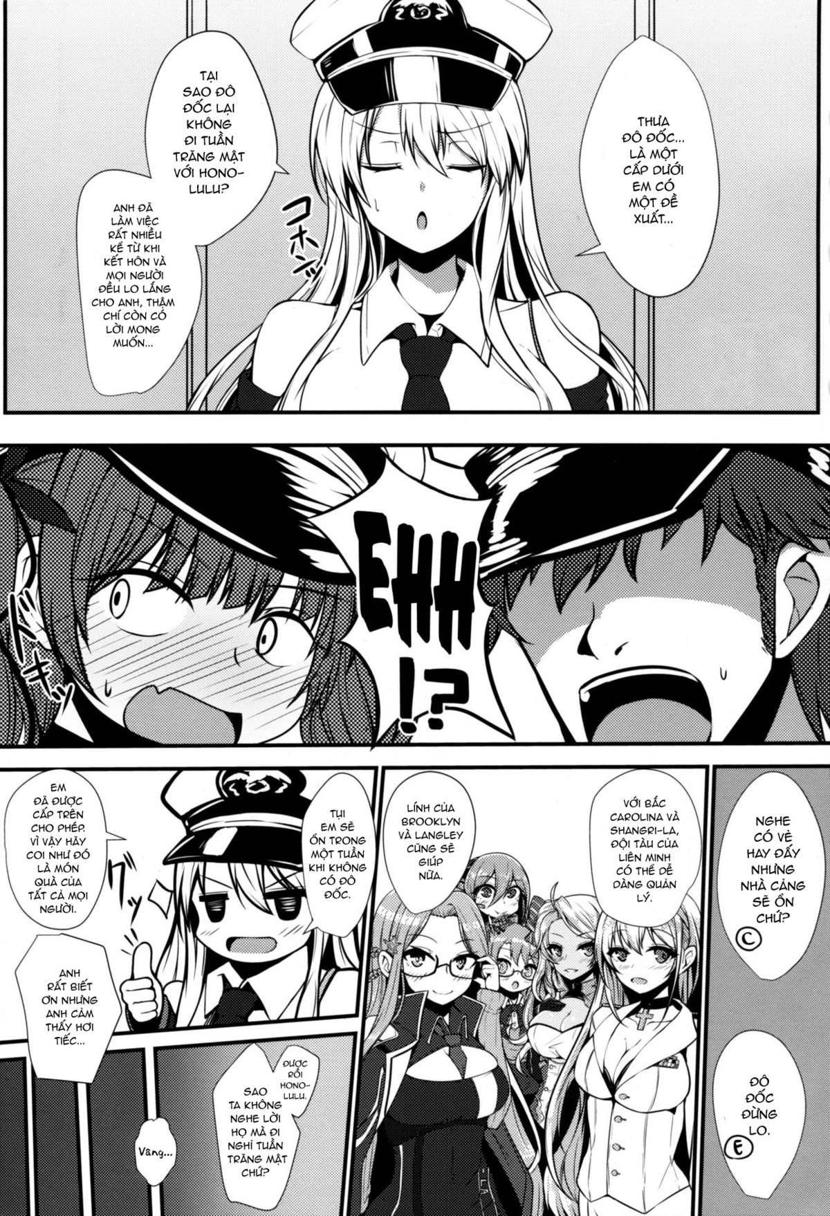 Đọc truyện hentai Ba ngày tuần trăng mật cùng Honolulu - Oneshot