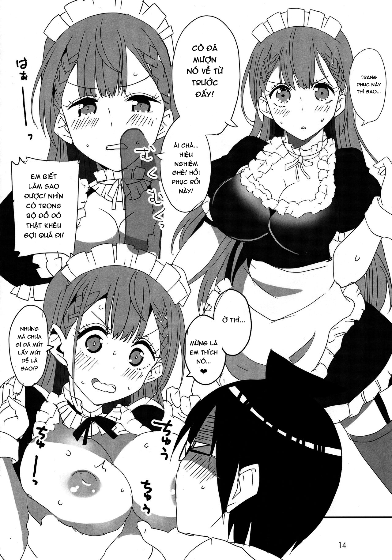 Đọc truyện hentai Bokutachi wa Yoru no Benkyou ga Dekinai - Oneshot