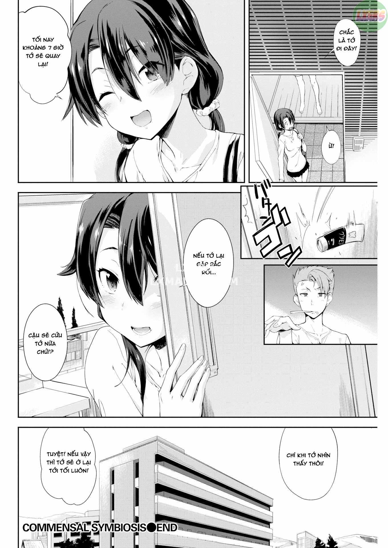 Đọc truyện hentai Mienai Tokoro De - Chap 8: Commensal Symbiosis