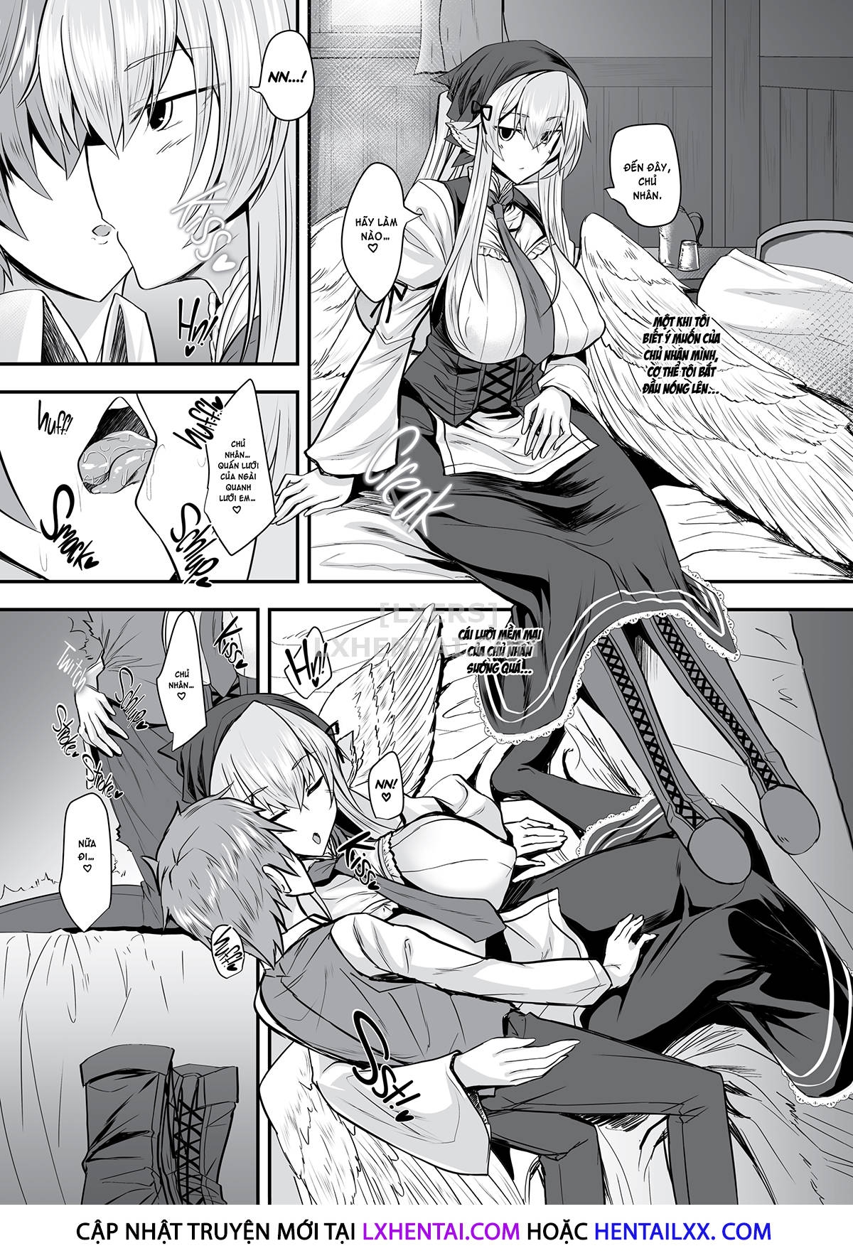 Đọc truyện hentai Feathery Maid Miss Yachiyo - Oneshot