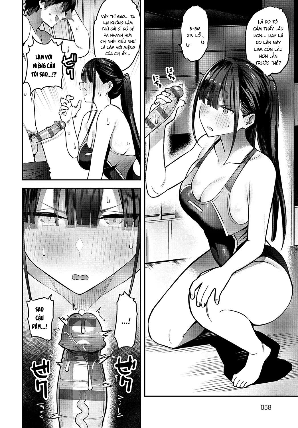 Đọc truyện hentai Sóc lọ cùng với senpai trong clb bơi lội! - Oneshot nứng