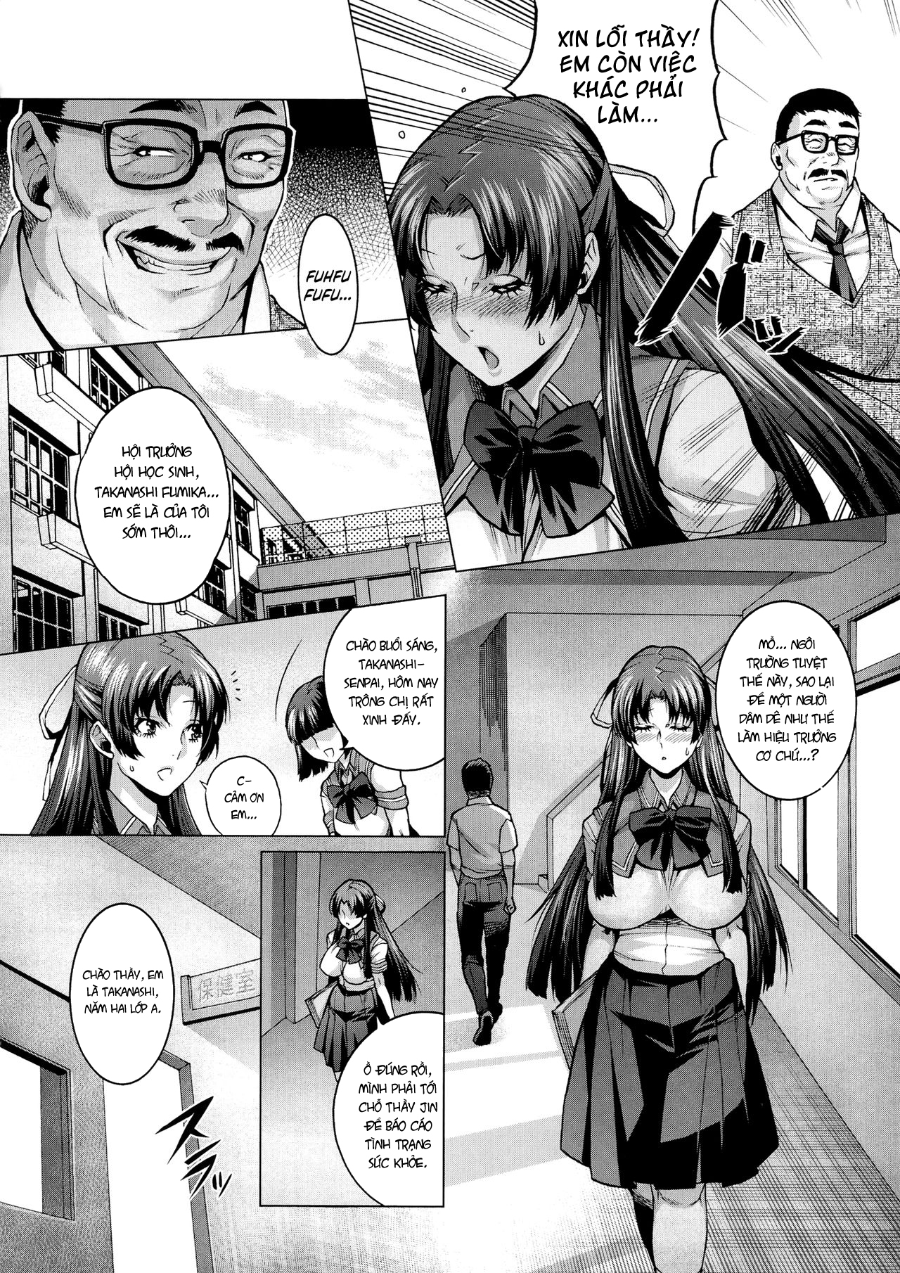 Đọc truyện hentai Thôi miên hội trưởng hội học sinh - Oneshot