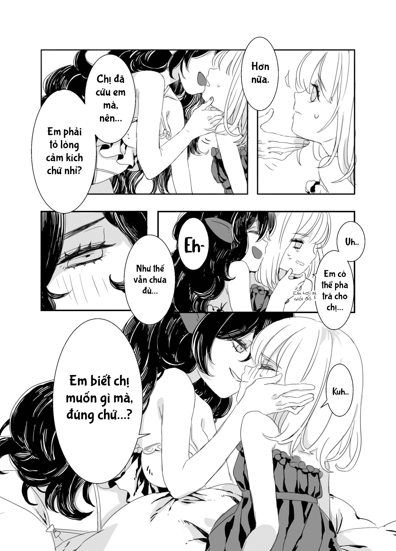 Đọc truyện hentai Futanari Onee-san to Onnanoko ga 1&2 - Story 1
