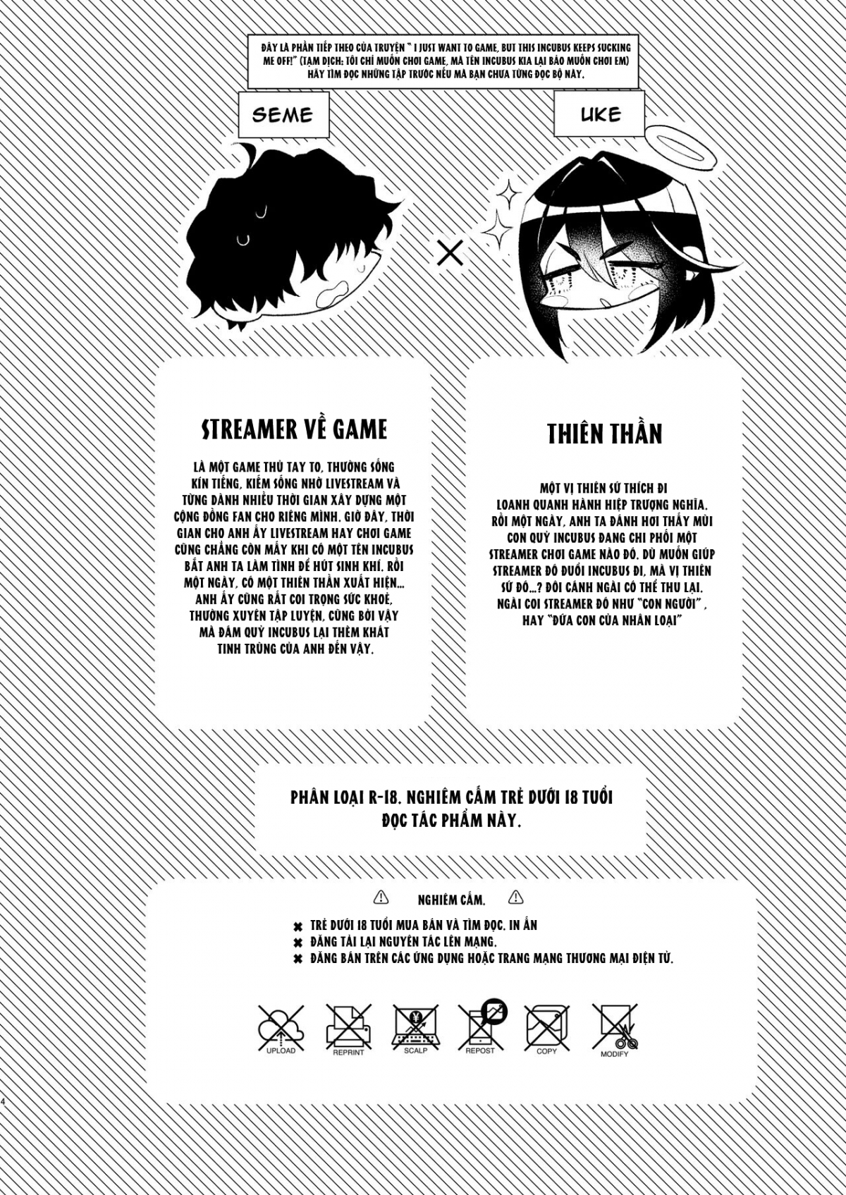 Đọc truyện hentai Game Shitai no ni Arawareta Tenshi mo Inran de Komaru! - Chap 1