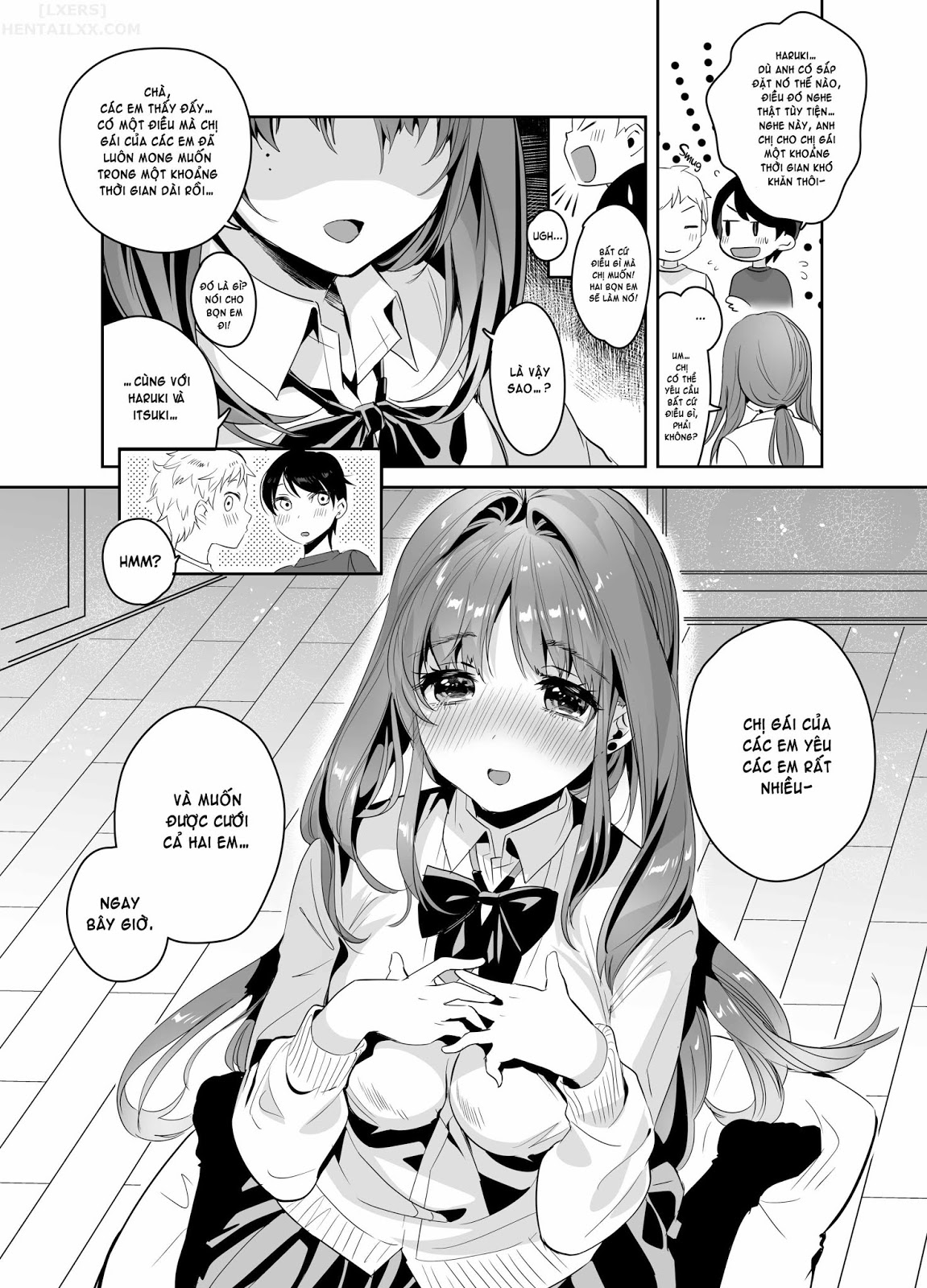 Đọc truyện hentai Big Sis Loves Nobody Else But You - Chap 2 - Playing Bride