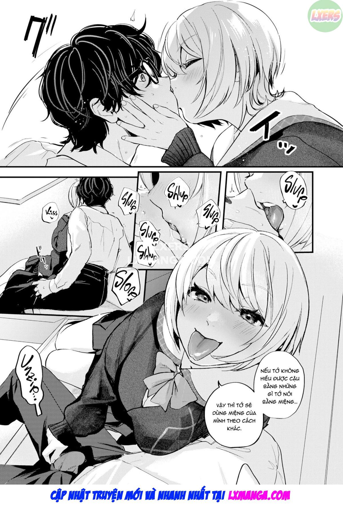 Đọc truyện hentai Nụ hôn tan chảy im lặng - Oneshot