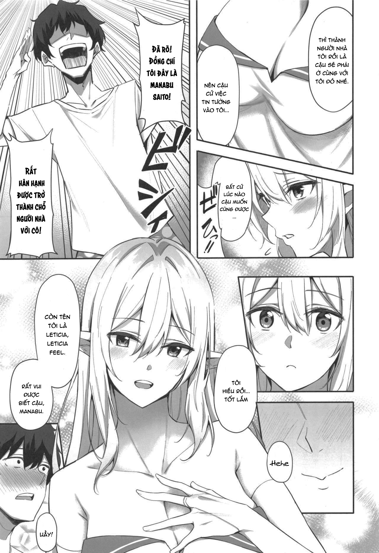 Đọc truyện hentai Isekai Shoukan - Elf na Onee-san wa Suki desu ka? - C - 1