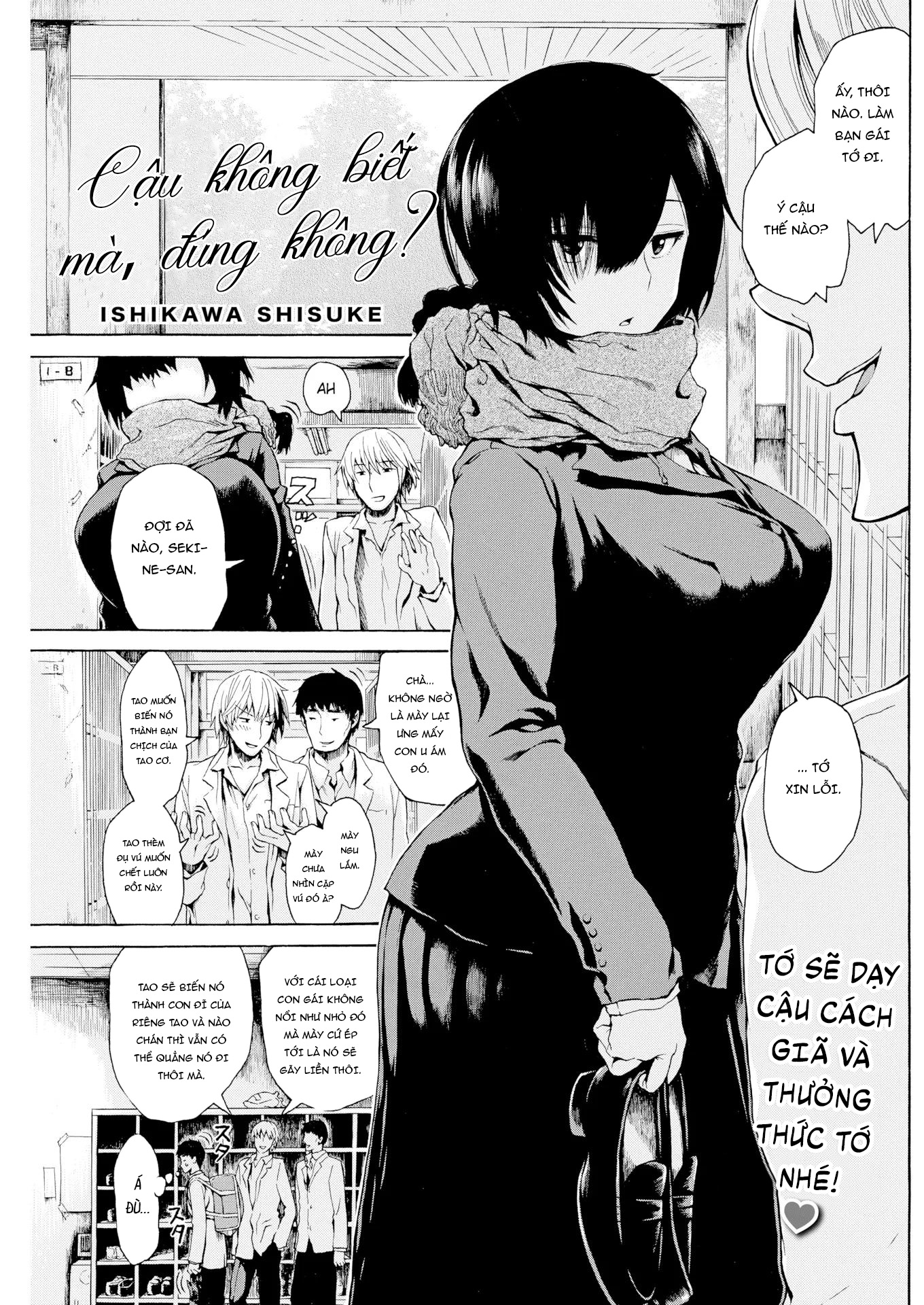 Đọc truyện hentai Cậu không biết mà, đúng không? - Oneshot