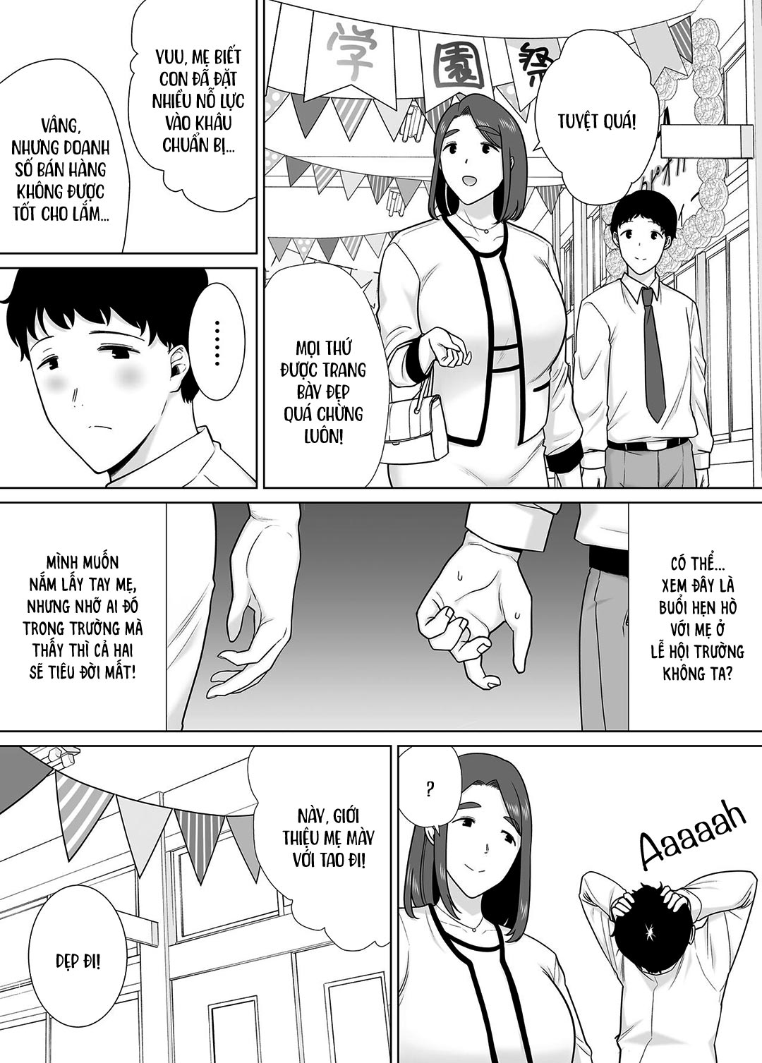 Đọc truyện hentai Mẹ là người phụ nữ mà tôi yêu - Chap 7A - Lễ hội trường