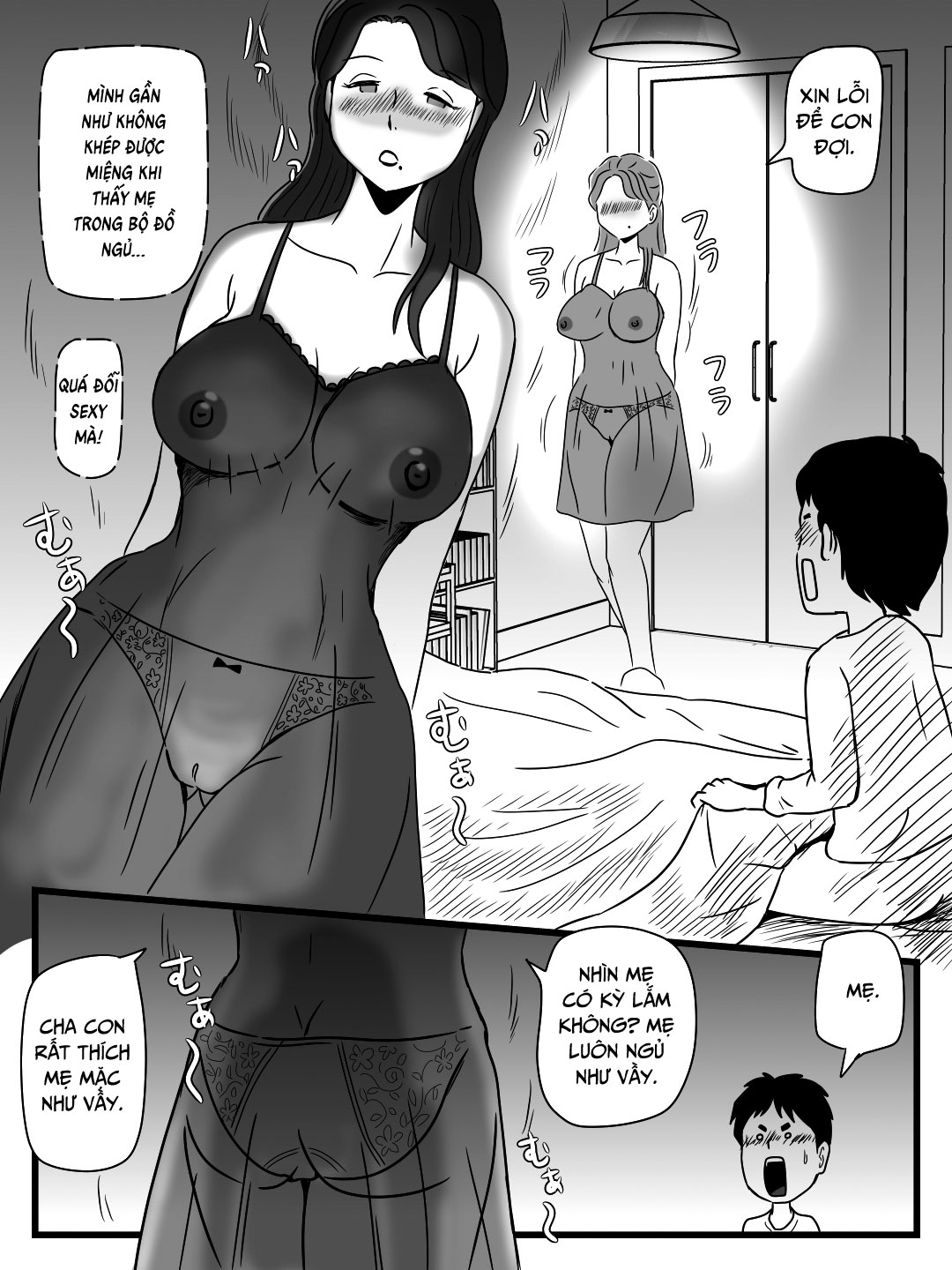 Đọc truyện hentai Beer o Nomu to Inran ni Naru Kaa-san to Yareta Hanashi - Oneshot