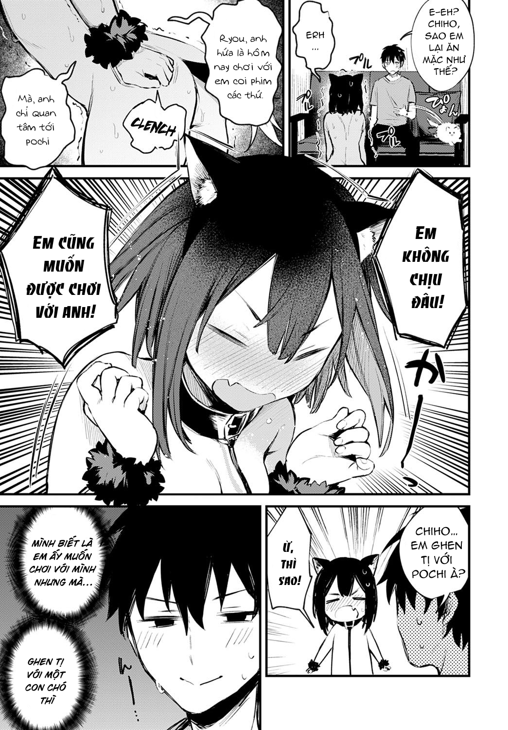 Đọc truyện hentai Wanko na Kanojo - Oneshot