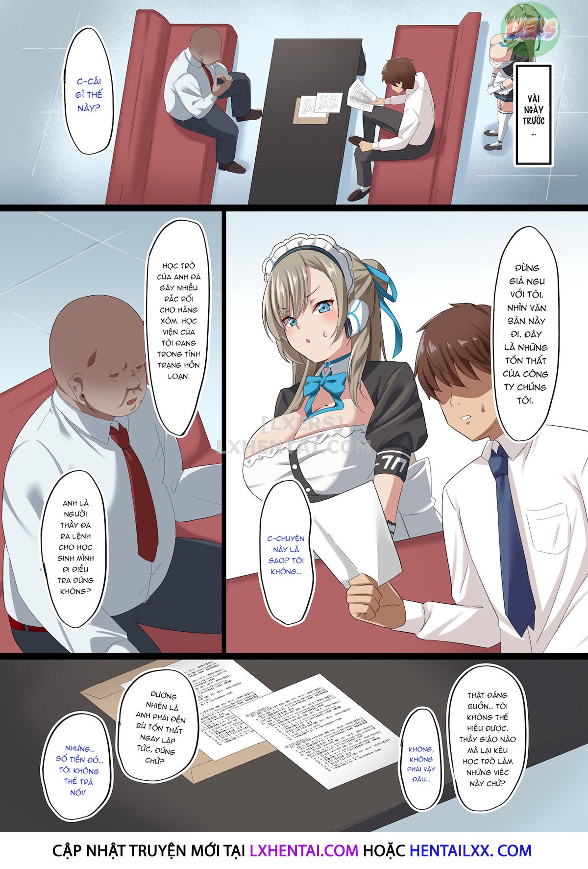 Đọc truyện hentai My Girlfriend Was Turned Into A Sex Maid For My Creepy Boss - Oneshot