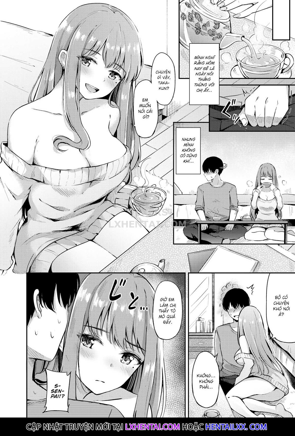 Đọc truyện hentai The Taste of Senpai's Coffee - Oneshot