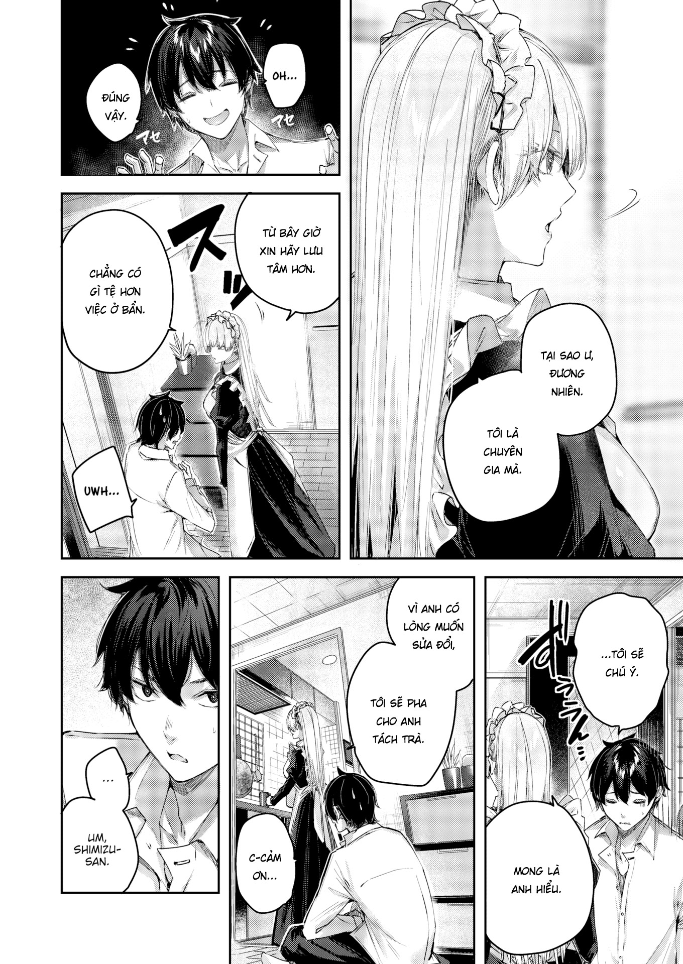 Đọc truyện hentai Dịch Vụ Nàng Hầu Thơ Ngây - Oneshot