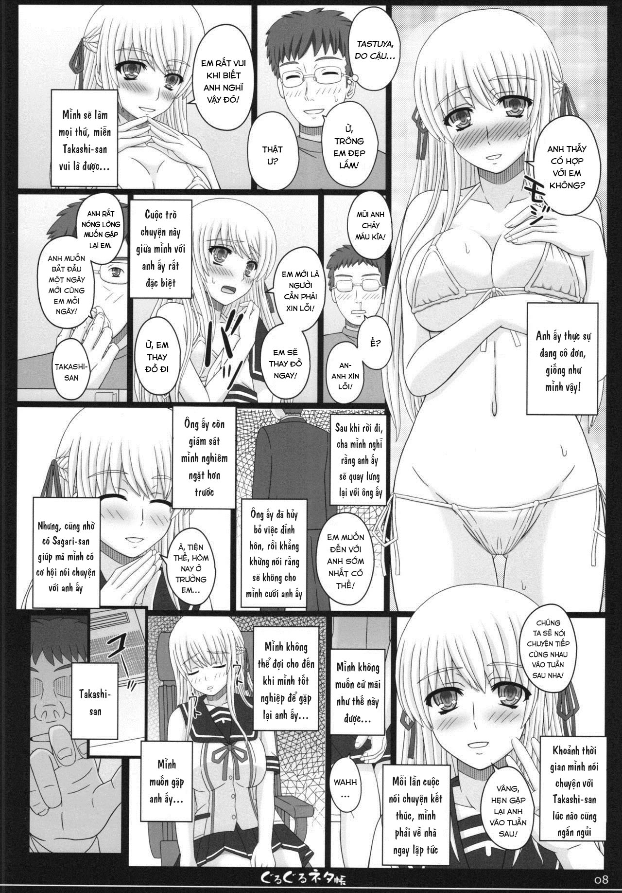 Đọc truyện hentai Shiawase no Katachi no Guruguru Netachou 83R + Paper - Oneshot.
