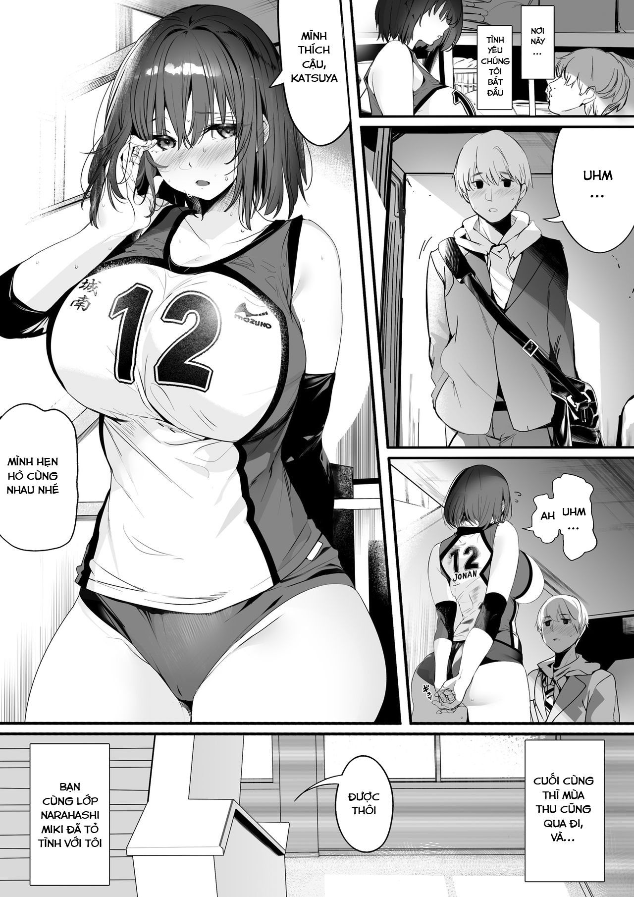 Đọc truyện hentai Koushinchou Volley-bu no Seisokei Kanojo ga Senpai no Mono ni Natte Shimau Ichibushijuu - Chap 1