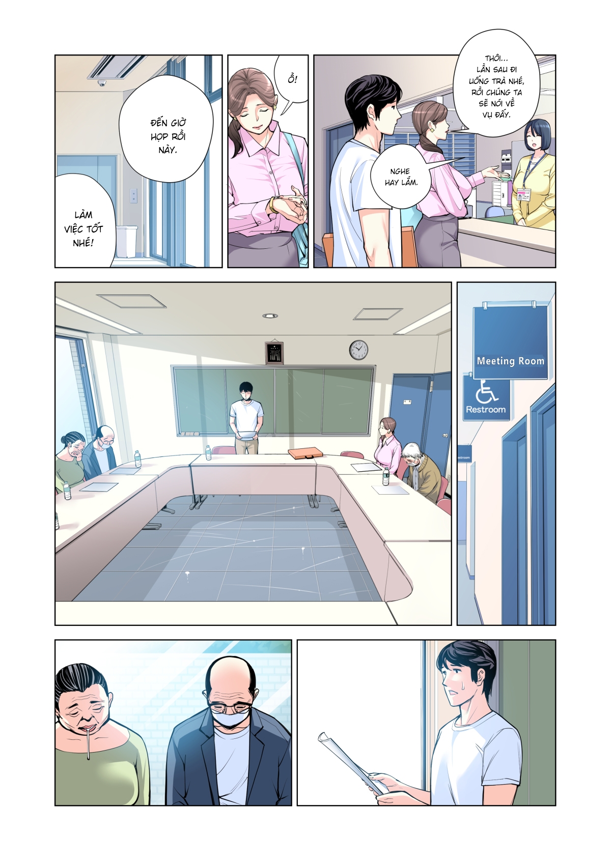 Đọc truyện hentai Những cô trợ lý đã có chồng - Chap 3 Full màu