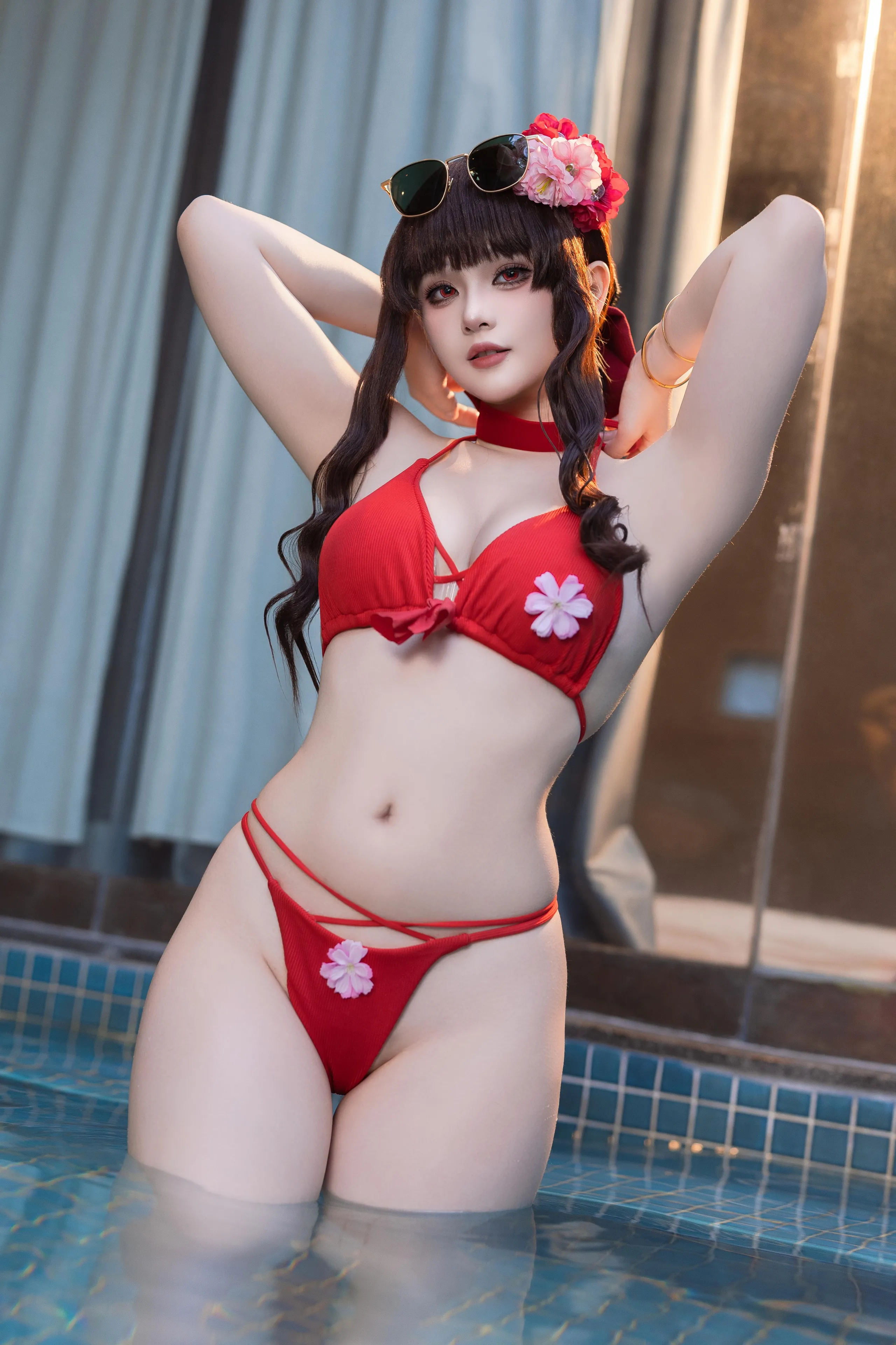 Đọc truyện hentai Tuyển tập Albums siêu phẩm Cosplay - Chap 966 - Fish - Sakura Swimsuit