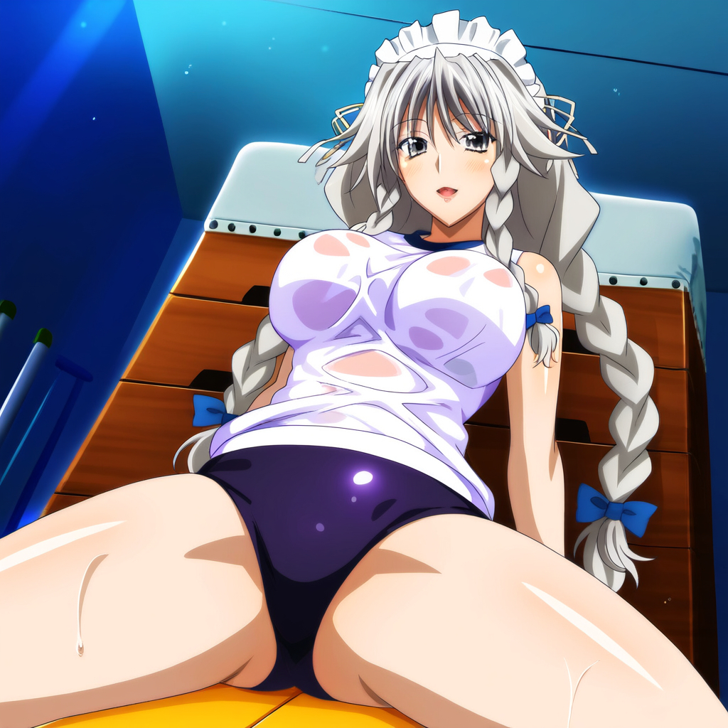 Đọc truyện hentai Tuyển tập Albums Art hentai - Chap 274 - Grayfia AI illustration gymnastics bloomers